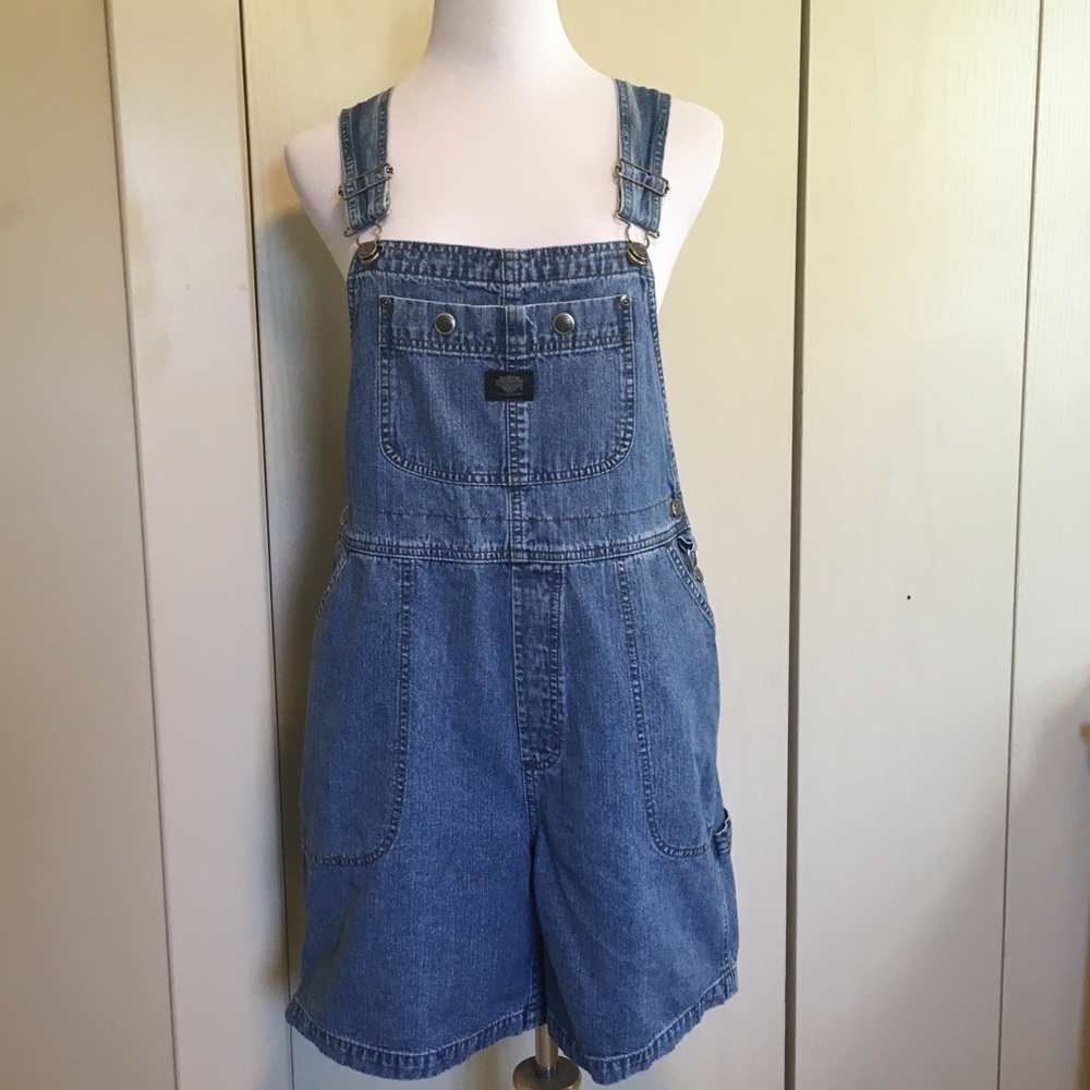 Harley Davidson Coveralls Short Denim Large